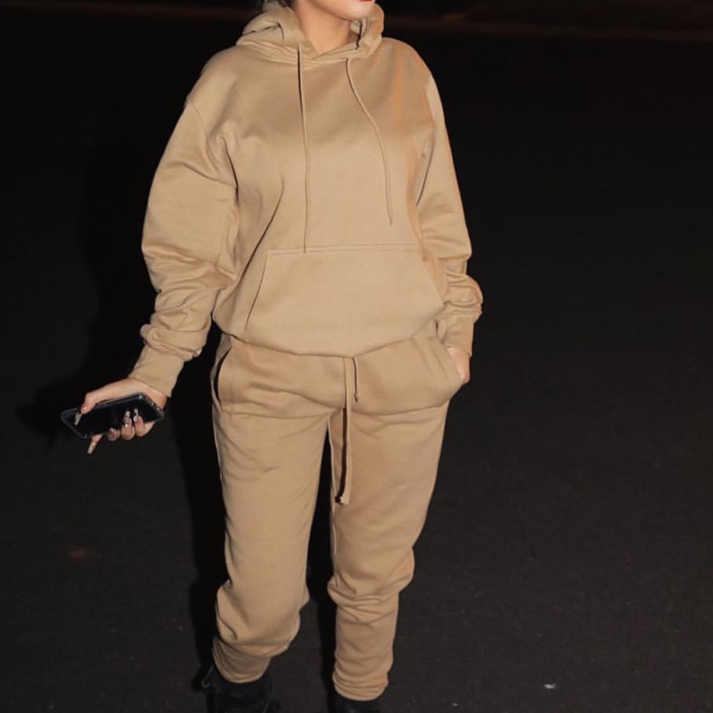 Camel Fashion Nova Jogger Set
